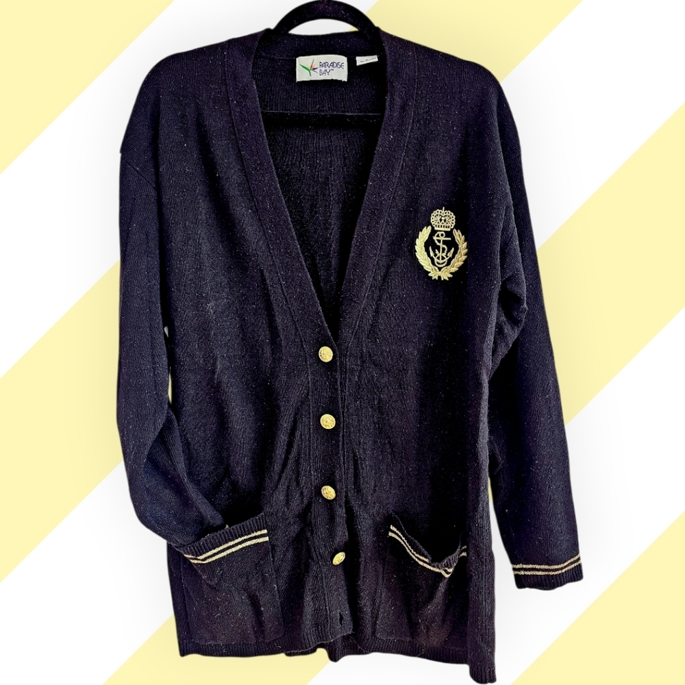Paradise Bay Black Cardigan